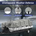 thumbnail image 4 of Seapisode 900D Marine Grade Fade and Tear Resistant Trailerable Pontoon Boat Cover, Heavy-Duty Pontoon Covers, 4 of 6