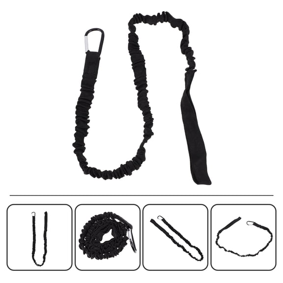 Mobutofu Kayak Paddle Leash Polyester Black 1Pack