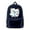 Navy, variant on SMii7Y logo Backpacks Funny Zipper Daypack Unique Travel Bag Casual Laptop Backpack