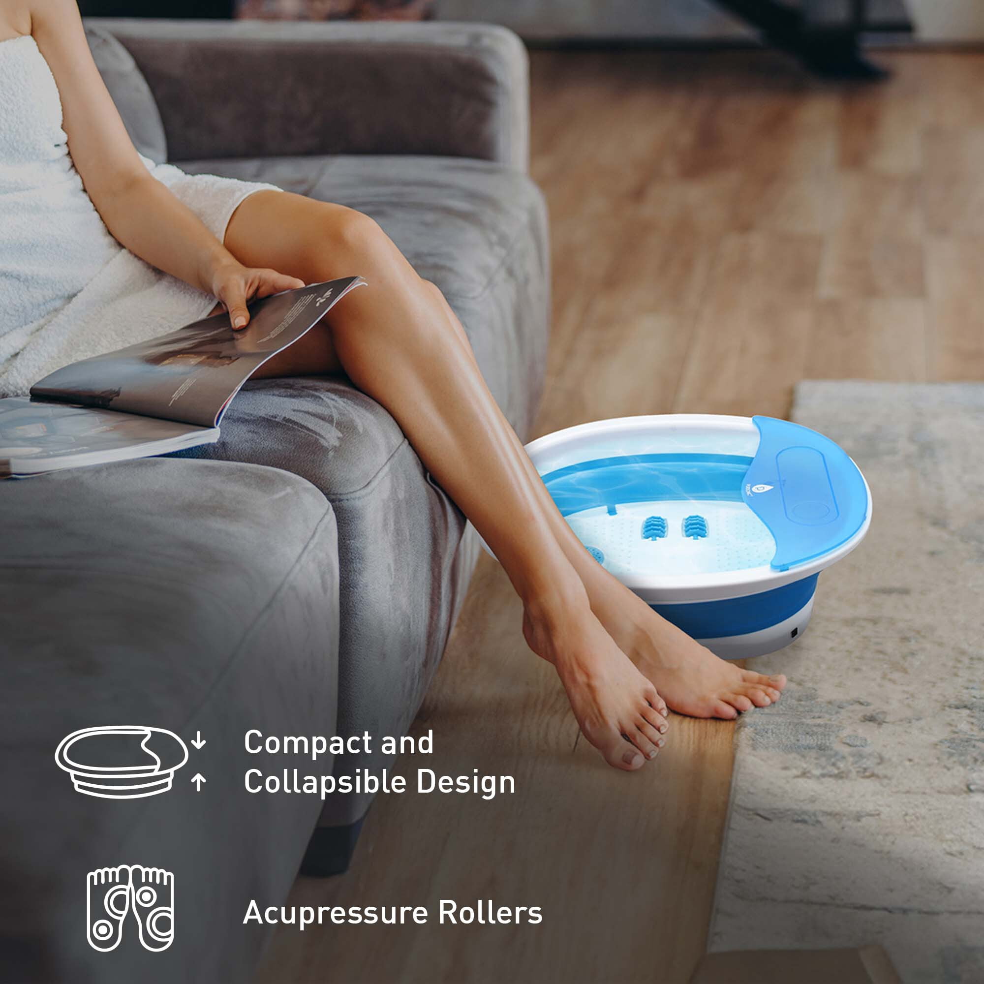 Head-to-Toe Relaxation Bundle: Massage Gun, Neck  Shoulder Stretcher, Foot Massager