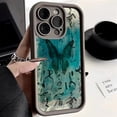 thumbnail image 1 of INS Retro Butterfly Silicone Phone Case For iPhone 11 12 13 14 15 Pro Max Plus XS X XR SE2020 Shockproof Bumper Back Cases Cover RJ, 1 of 6