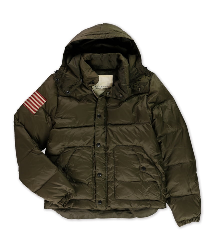 ralph lauren long puffer coat mens