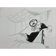 thumbnail image 2 of Al Hirschfeld "La Boheme - Pavarotti and Scotto '77" CUSTOM FRAMED ART Opera Generic, 2 of 3