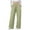 Green, variant on UngA Casual Dress Pants For Women Womens Casual Linen High Waist Pants Drawstring Loose Fit Summer Pants Trousers with Side Pockets Coffee,XL