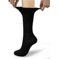 thumbnail image 4 of Crew Slouch Socks Women - Retro Scrunch Short Sock - Soft Solid Ankle Socks 3pairs, 4 of 6
