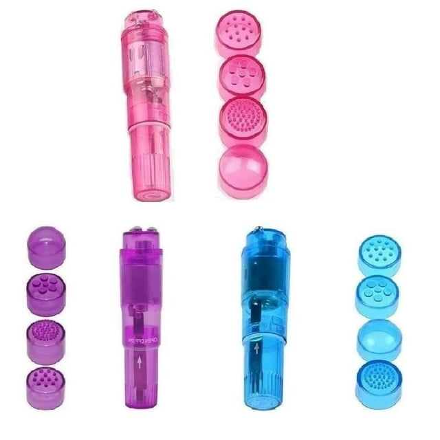 Masajeador Finever pequeño con vibración para rostro, cuello y espalda, rosa