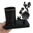 thumbnail image 3 of WHAMVOX 1Pack Multifunctional Storage Desk Gadgets for Office Iron Pen Holder Elegant Style 14.5x14.5x3In, 3 of 6