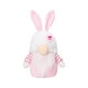 thumbnail image 1 of Peluche de conejito rosa de Pascua con luz LED, 15 x 13 cm, sin rostro, con luz nocturna, ideal para cumpleaños, San Valentín, Pascua, Navidad y festivales., 1 of 9