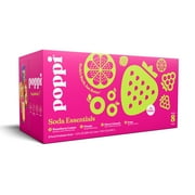 Poppi Soda Essentials Variety Pack Prebiotic Soda, 12 fl oz, 8 Pack Cans