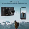 thumbnail image 5 of Xirurus Digital Camera 2.5K 24MP 16x Digital Zoom WiFi Mirrorless Camera with 2.88 Inch Screen MP3 Games Compact Vlogging Camera for Travel Students Teens Black, 5 of 9