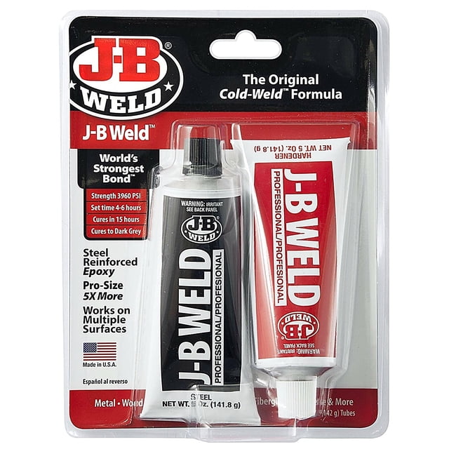 Pegamento Epóxico JB-WELD 283.6g Curado Gris Oscuro