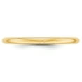 thumbnail image 4 of Primal Gold 10 Karat Yellow Gold 2mm Half Round Band Size 9.5, 4 of 8