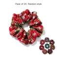 thumbnail image 1 of Yuedong 20 Pcs Christmas Hair Scrunchies Soft Elastic Hair Bands Plaid Hair Scrunchie Ties Christmas Hair Accessories for Women MakeUp Items (Random color), 1 of 12