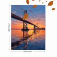 thumbnail image 3 of Sunrise Lakeside Boat Canvas Print, Fresh Morning Scenic Wall Decor for Full Home & Entryway Interior, 3 of 8