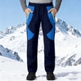 thumbnail image 2 of Auroural Kids Ski Pants Toddler Boys Ski Pants Toddler Girls Ski Pants Boys Girls Fashion Solid Color Keep Warm Windproof Water Proof Outdoor Hiking Ski Pants, 2 of 9