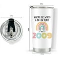 thumbnail image 4 of 16th Birthday Tumbler 20 oz Stainless Steel 2009 Birthday Gifts for Girls, 16 Year Olds Insulated, Durable, and Colorful, 4 of 6