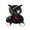 Black, variant on Goth Bunny Plush Rabbit Horror Plushies Easter Stuffed Animal Creepy Spooky Crazy Rabbit Plushie Toy