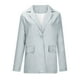 thumbnail image 4 of Blazer Chaquetas Para Mujer Blazers Color Sólido Botón Bolsillo Recreativo Manga Larga Traje Abrigo Tops Odeerbi ODB132388, 4 of 7
