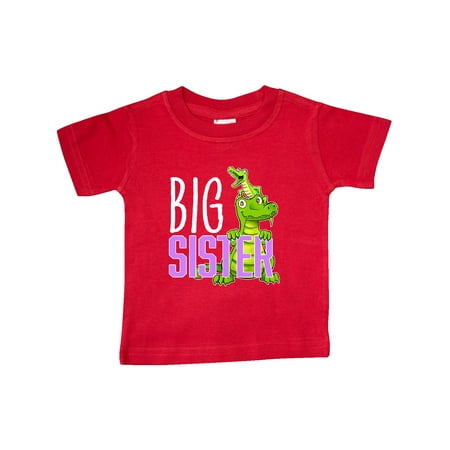 

Inktastic Big Sister with Cute Alligators Gift Baby Boy or Baby Girl T-Shirt