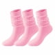 thumbnail image 1 of Calcetines para hombre y mujer, calcetines de invierno de color liso, cálidos, extra largos, ajustados, de punto, para mujer, 1 of 9