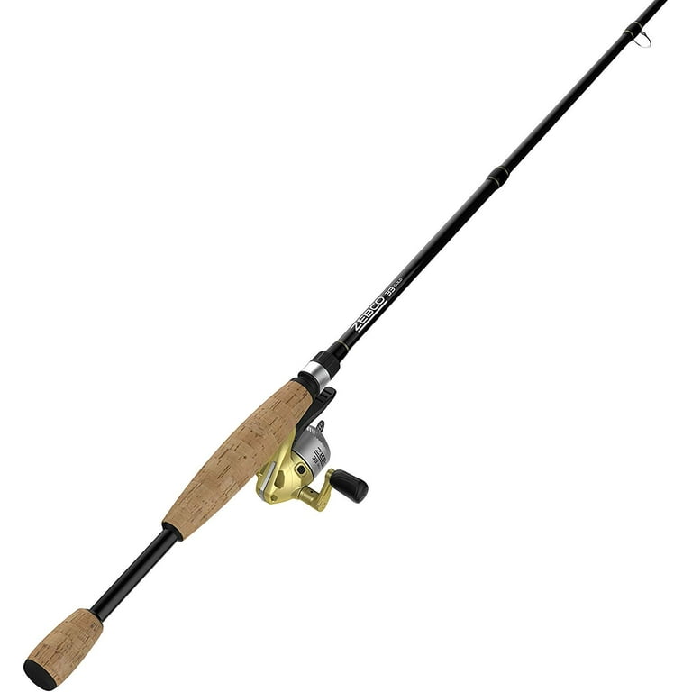Zebco 33 Gold Micro Trigger Spincast Reel and Fishing Rod Combo,  Pre-Spooled 4-Pound Line, Silver/Gold 