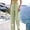 0_ Green, variant on PWPSG Womens Wide Leg Pants, Drawstring Waist in Floral Botanical Print, Loose Oversized Fit for Weekend Casual Outing White S