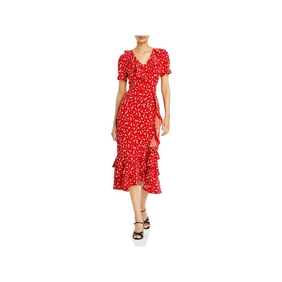 slim fit dress slacks Floral Print Fit And Flare Dress | Dresses & Jumpsuits