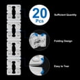thumbnail image 4 of Uxcell 20Pcs Switch and Receptacle Spacer, 5.5mm Thickness Electrical Socket Outlet Sheet for Electrical Box,White, 4 of 6