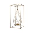 thumbnail image 1 of Gold Framed Box With Gold Hanging Candle Holder, 1 of 1