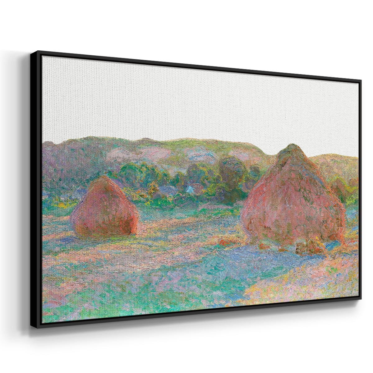 Vintage Landscape-CLIII By Wexford Home Framed in Black Wood Gallery Wrapped Canvas 25 in. x 37 in.