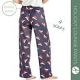 thumbnail image 4 of Hello Mello Holiday Lounge Soft Pants Pajama Bottoms, Santa's Nightcap X-Large/XX-Large (Women's), 4 of 6