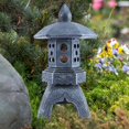 thumbnail image 1 of Chinese Garden Lights Lamp Ornaments Miniature Pagoda Lantern Statue for Porch Baoblaze Luz de estatua al aire libre, 1 of 8