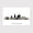 Albuquerque Skyline, variant on Beirut Skyline Country Outline Wall Art – Stylish Minimal Canvas Decor – 8x12 inch