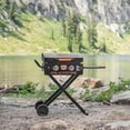 thumbnail image 6 of Blackstone On the Go 2-Burner 22" Scissor Cart Griddle with Hood, 6 of 7