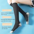 thumbnail image 4 of Buankoxy Compression Socks for Women and Men Support Sport Socks for Running,Athletic,4 Pairs,20-30 mmhg,L/XL Style C, 4 of 6