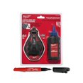 thumbnail image 1 of Rollo de tiza Milwaukee 48-22-3982, 30 m, con protector de tiras y rotulador, 1 of 6