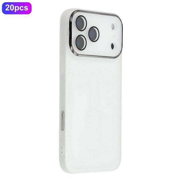 Bulk Buy 20 PCS For iPhone 17 Pro Max Case Electroplated Camera Frame Eagle Eye TPU Precise Cutouts