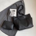 thumbnail image 4 of Bolso Hombro PU para Mujer Bolsos Vintage Cierre Cerrojo Hobo Elegante (), 4 of 6