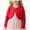 S33-Red, variant on 11-12 Years Tween Kids Girls Crew Neck Long Sleeve One Button Crop Cardigan Sweater Knit Bolero Cardigan For Dresses Outfits for Fall and Winter Red Hoodie