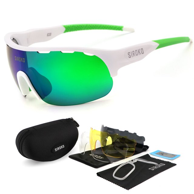 Siroko-gafas de sol polarizadas para ciclismo para hombre y mujer, lentes de sol para deportes al aire libre, bicicleta de carretera, Mtb, bicicleta de montaña qiuyongming unisex