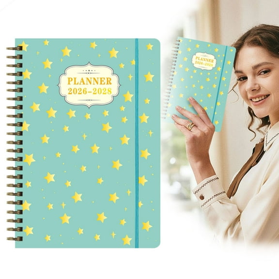 GBAYXJ 20262028 3 Year Refillable Planner: Weekly Monthly & Annual Layouts For Productivity