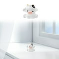 thumbnail image 2 of Cute Cow Car Decorations - Universal Car Door Rear View Mirror Ornament, Transparent Resin Material for Dashboard, Fun Auto Interior Accessories for Christmas Season, 2 of 6