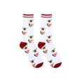 thumbnail image 4 of Christmas Women Mid-calf Length Socks Ladies Santa Claus/Elk/Snowflake Printing Knee-high Stockings, 4 of 8