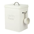 thumbnail image 4 of EeaseMX 1 set COCINA DE COCINA Caja de alimentos Polvo de lavandería Polvo de almacenamiento de hierro (blanco), 4 of 7