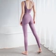 thumbnail image 5 of Sevpuikl Women's High-Waisted Butt-Lifting Leggings with Tummy Control, Opaque, Elastic, Soft and Stretchy for Yoga and Running(Purple,M), 5 of 6