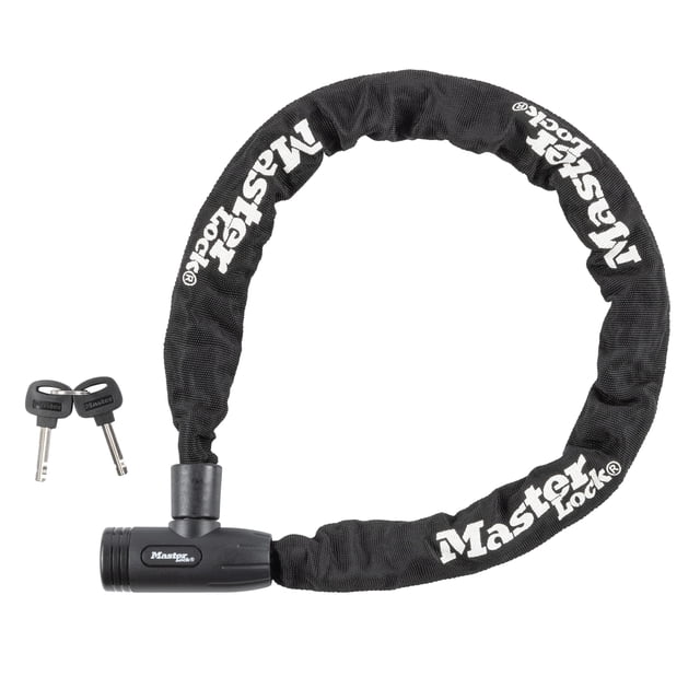 Cadena Lock Master Lock de acero endurecido de 0,9 m con cerradura con llave