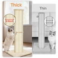 thumbnail image 3 of Cat Scratching Post 32 Inch High, 5.5 Inch Large Diameter Natural Sisal Cat Scratch Post, Scratch-Resistant and Durable Tall Cat Scratcher for Indoor Cats, 3 of 9
