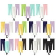 thumbnail image 6 of URMAGIC 3 Pack 2-7 Years Toddler Girls Basic Solid Cotton Legging Kids Stretch Leggings, 6 of 7