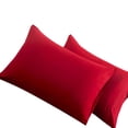 thumbnail image 4 of Funda de almohada tipo sobre de 2 uds., Funda de almohada rectangular de poliéster sólido para dormitorio, funda protectora de almohada de oficina en casa Scienceny JJ13690-04, 4 of 4