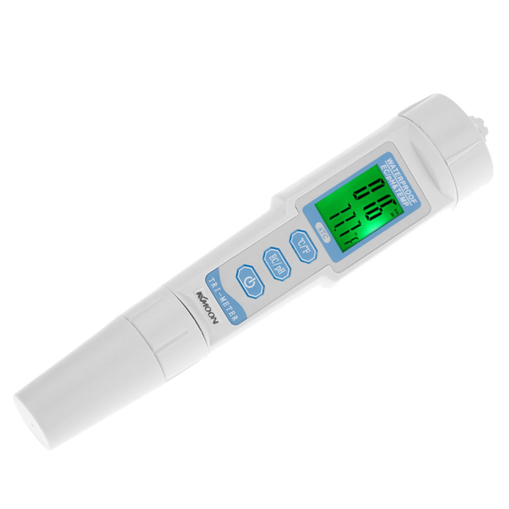 KKmoon 3 In 1 Multi-Parameter Water Quality Tester Pen Type PH/EC/TEMP Meter 